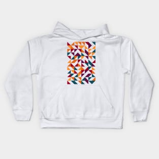 Creative Geometric Colourful Triangle Pattern #44 Kids Hoodie